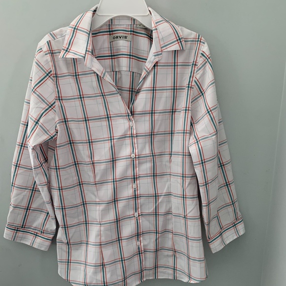 Orvis plaid button down shirt - Picture 1 of 2